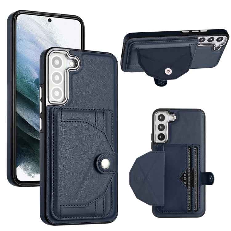 Shockproof Leather Phone Case with Card Holder, For Samsung Galaxy A22 5G, For Samsung Galaxy S21 FE 5G, For Samsung Galaxy A32 4G, For Samsung Galaxy A72 4G / A72 5G, For Samsung Galaxy A52 4G / A52 5G, For Samsung Galaxy A12 4G / M12                 ...
