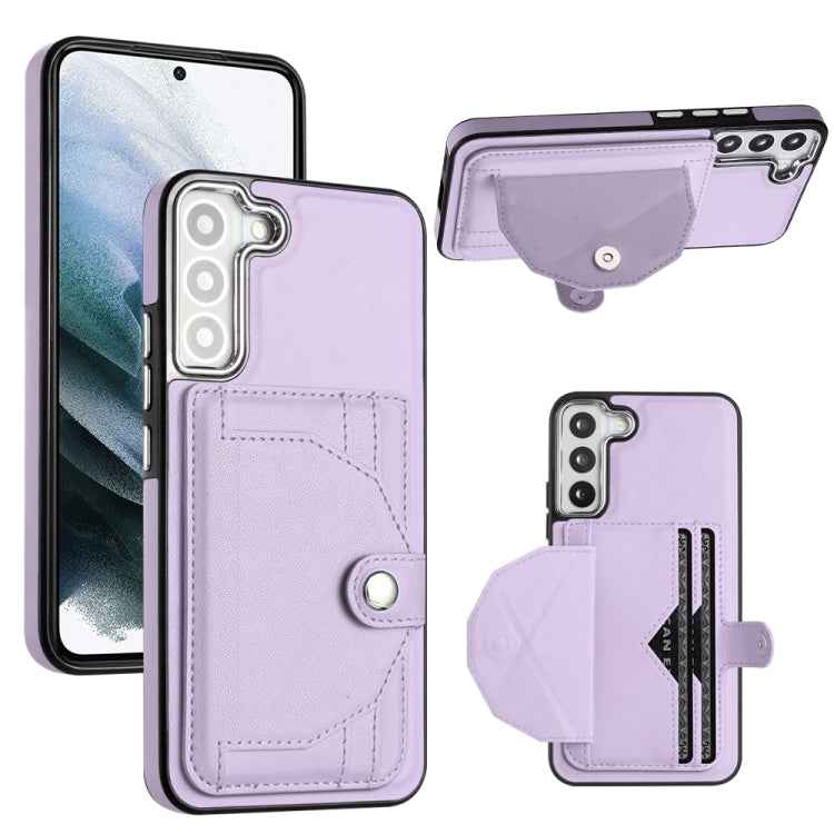 Shockproof Leather Phone Case with Card Holder, For Samsung Galaxy A22 5G, For Samsung Galaxy S21 FE 5G, For Samsung Galaxy A32 4G, For Samsung Galaxy A72 4G / A72 5G, For Samsung Galaxy A52 4G / A52 5G, For Samsung Galaxy A12 4G / M12                 ...