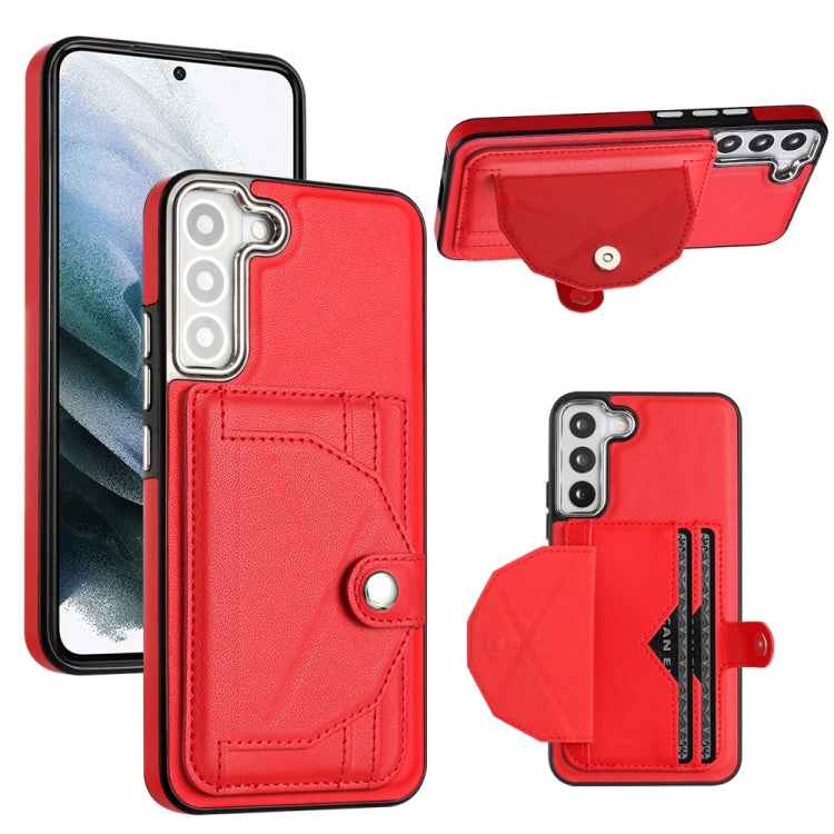 Shockproof Leather Phone Case with Card Holder, For Samsung Galaxy A22 5G, For Samsung Galaxy S21 FE 5G, For Samsung Galaxy A32 4G, For Samsung Galaxy A72 4G / A72 5G, For Samsung Galaxy A52 4G / A52 5G, For Samsung Galaxy A12 4G / M12                 ...