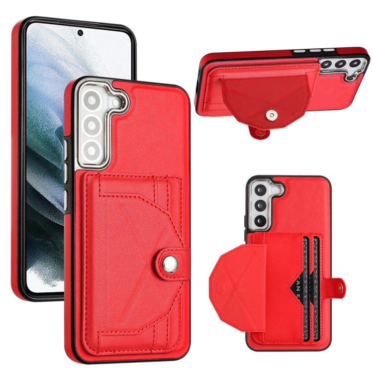 Shockproof Leather Phone Case with Card Holder, For Samsung Galaxy S21 FE 5G, For Samsung Galaxy A32 4G, For Samsung Galaxy A72 4G / A72 5G, For Samsung Galaxy A52 4G / A52 5G, For Samsung Galaxy A12 4G / M12, For Samsung Galaxy A32 5G