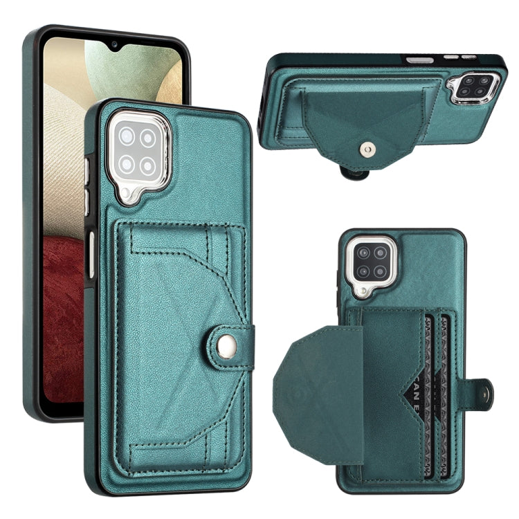 Shockproof Leather Phone Case with Card Holder, For Samsung Galaxy A22 5G, For Samsung Galaxy S21 FE 5G, For Samsung Galaxy A32 4G, For Samsung Galaxy A72 4G / A72 5G, For Samsung Galaxy A52 4G / A52 5G, For Samsung Galaxy A12 4G / M12                 ...