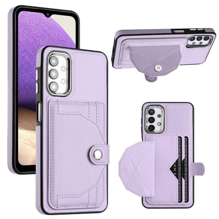 Shockproof Leather Phone Case with Card Holder, For Samsung Galaxy A22 5G, For Samsung Galaxy S21 FE 5G, For Samsung Galaxy A32 4G, For Samsung Galaxy A72 4G / A72 5G, For Samsung Galaxy A52 4G / A52 5G, For Samsung Galaxy A12 4G / M12                 ...