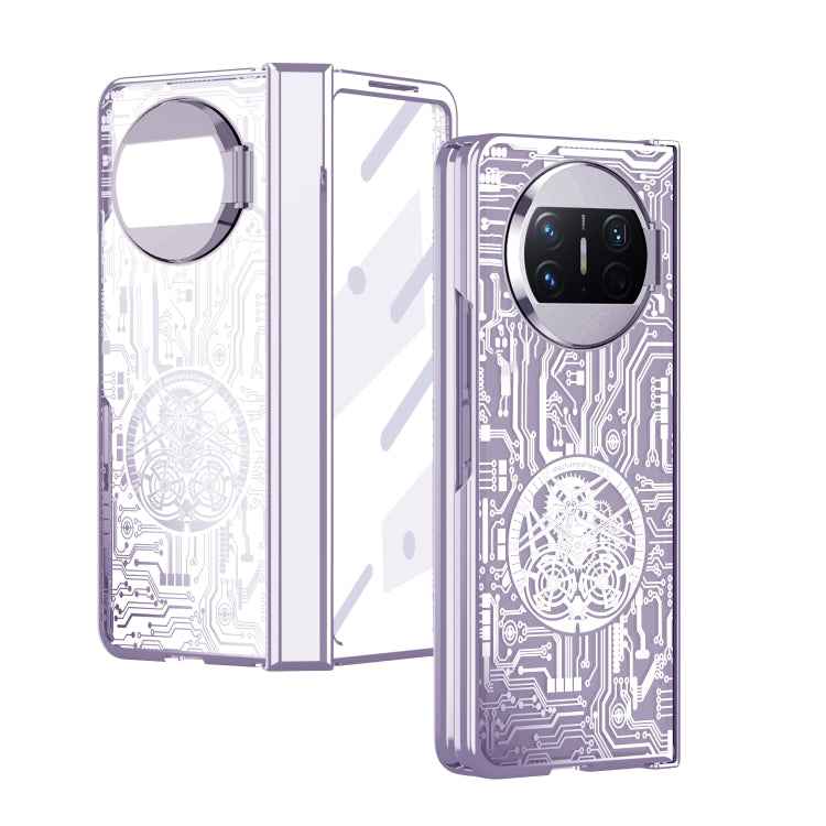 Mechanical Legend Integrated Electroplating All-inclusive Phone Case, For Huawei Mate X3