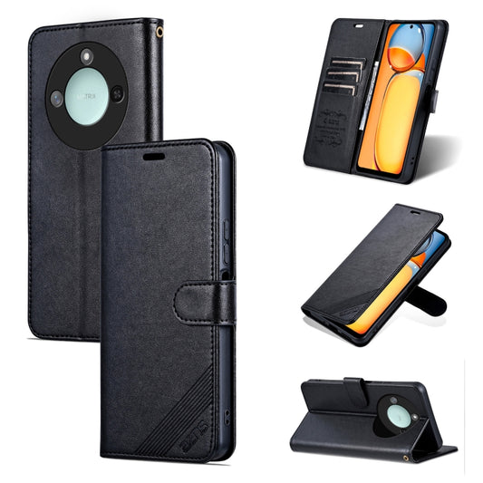 AZNS Sheepskin Texture Flip Leather Phone Case, For Honor X60, For Honor X60i, For Honor Play 60 Plus, For Honor 200, For Honor 200 Pro, For Honor Play 50 / 50m 5G, For Honor Magic6 Pro, For Honor Magic6, For Honor 90 GT, For Honor 100 Pro, For Honor 1...