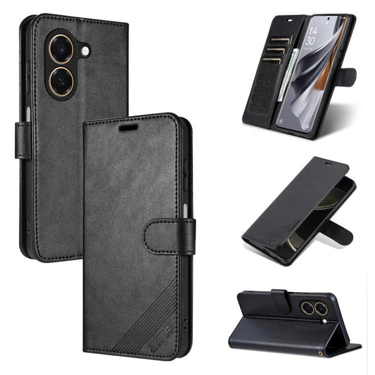 AZNS Sheepskin Texture Flip Leather Phone Case, For Honor Play 80 Plus 5G, For Honor 600 Pro Global, For Honor 600 Global, For Honor 600 Lite Global, For Honor 400 Smart / X7d 4G, For Honor Play 70 Plus, For Honor X70 5G, For Honor X70i                ...