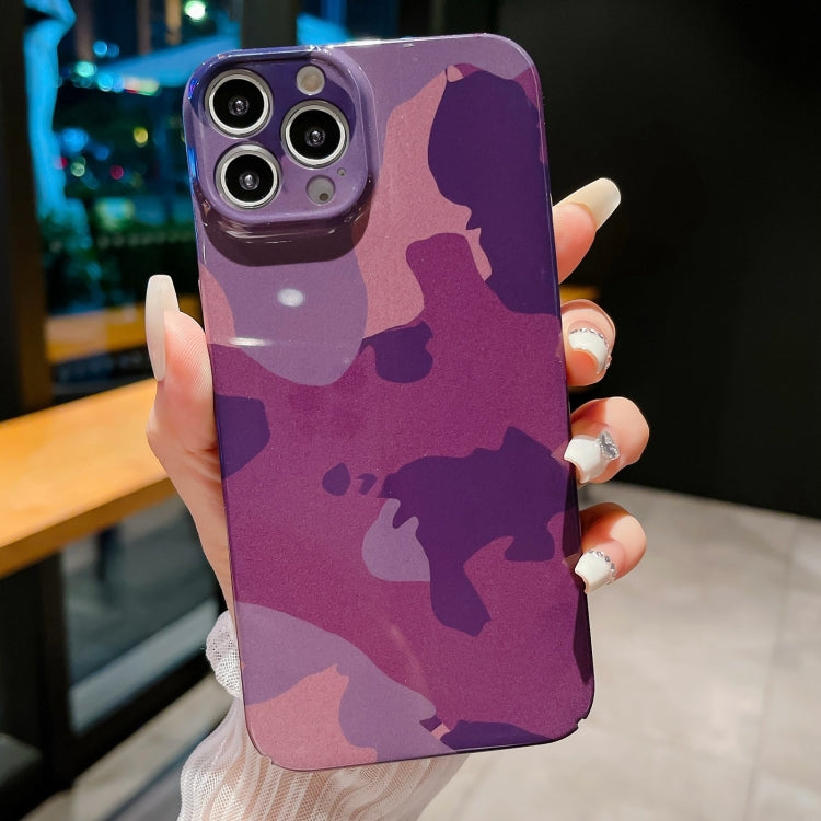 Precise Hole Camouflage Pattern PC Phone Case, For iPhone 14 Pro, For iPhone 14 Pro Max, For iPhone SE 2022 / 2020 / 8 / 7, For iPhone 13 Pro Max, For iPhone 13 Pro, For iPhone 13