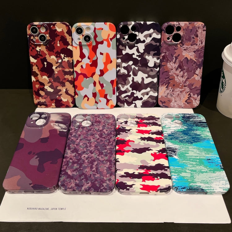 Precise Hole Camouflage Pattern PC Phone Case, For iPhone 13 mini, For iPhone 12, For iPhone 12 Pro Max, For iPhone 12 Pro, For iPhone 12 mini, For iPhone 11 Pro Max