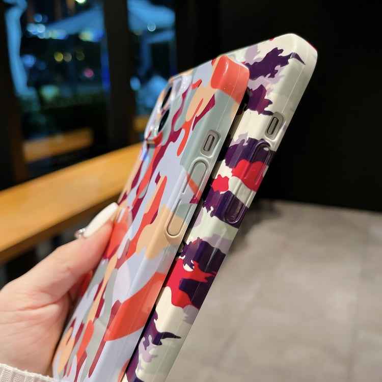Precise Hole Camouflage Pattern PC Phone Case