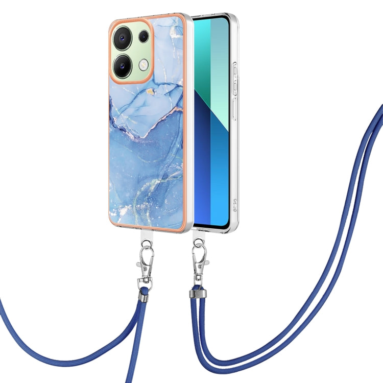 Electroplating Marble Dual-side IMD Phone Case with Lanyard, For Xiaomi Redmi Note 13 Pro 4G Global, For Xiaomi Poco M6 Pro 4G, For Xiaomi Redmi A3, For Xiaomi Redmi Note 13 4G Global, For Xiaomi Poco X6 Pro, For Xiaomi Redmi K70E                      ...
