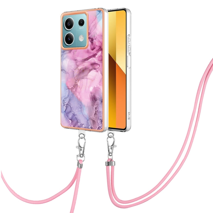 Electroplating Marble Dual-side IMD Phone Case with Lanyard, For Xiaomi Redmi Note 13 Pro 4G Global, For Xiaomi Poco M6 Pro 4G, For Xiaomi Redmi A3, For Xiaomi Redmi Note 13 4G Global, For Xiaomi Poco X6 Pro, For Xiaomi Redmi K70E                      ...