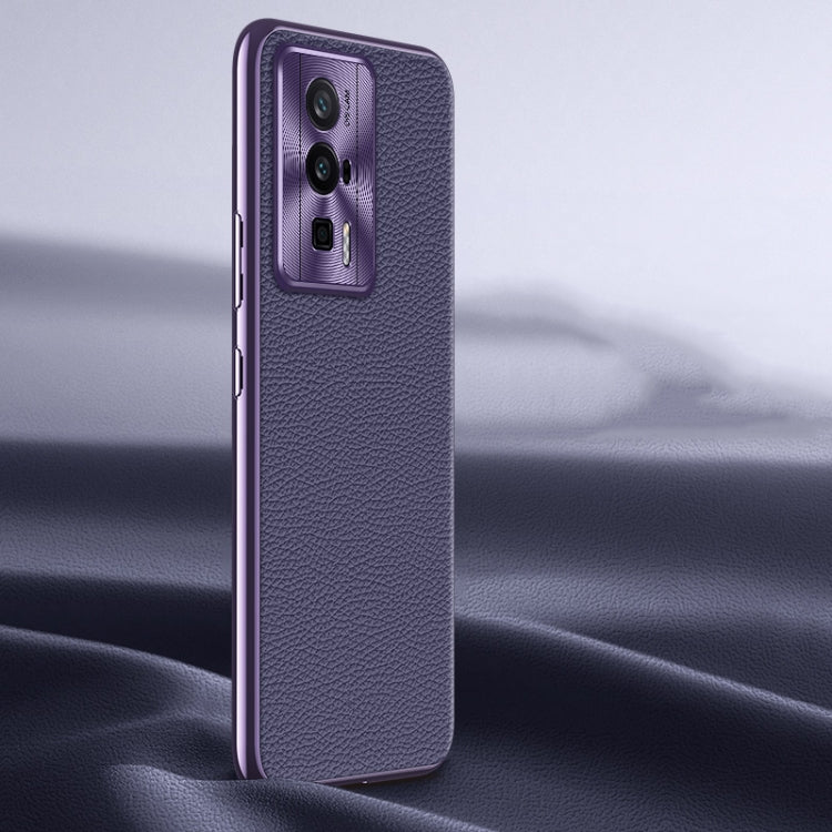 Litchi Texture Genuine Leather Phone Case, For Xiaomi 13 Ultra, For Xiaomi Redmi K60 Ultra, For Xiaomi Redmi K60 Pro, For Xiaomi Redmi K60, For Xiaomi 13 Pro, For Xiaomi 13