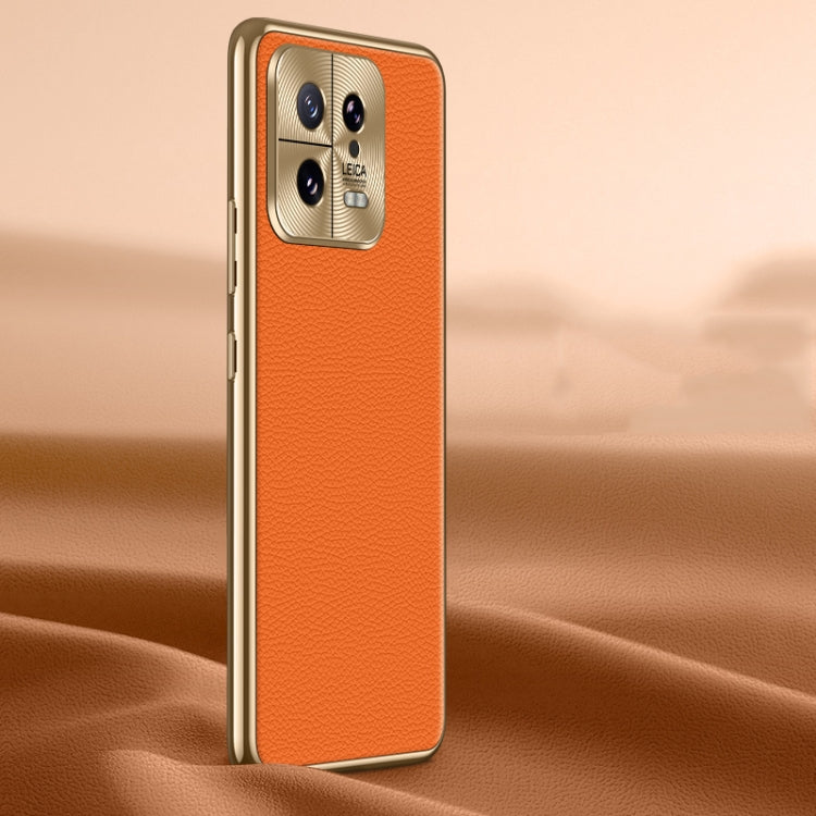 Litchi Texture Genuine Leather Phone Case, For Xiaomi Redmi K60 Ultra, For Xiaomi 13 Ultra, For Xiaomi Redmi K60 Pro, For Xiaomi Redmi K60, For Xiaomi 13 Pro, For Xiaomi 13