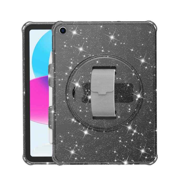 Terminator Shockproof Glitter Powder Tablet Case with Grip Strap