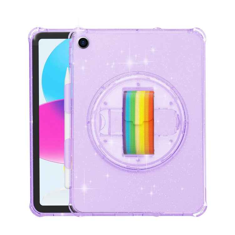 Terminator Shockproof Glitter Powder Tablet Case with Grip Strap