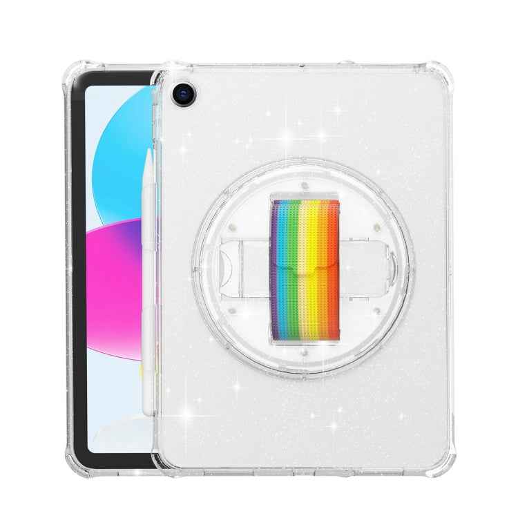 Terminator Shockproof Glitter Powder Tablet Case with Grip Strap