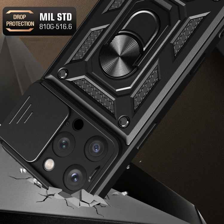 Sliding Camera Cover Design TPU+PC Phone Case, For iPhone 16 Pro, For iPhone 16 Plus, For iPhone 16, For iPhone 15 Pro