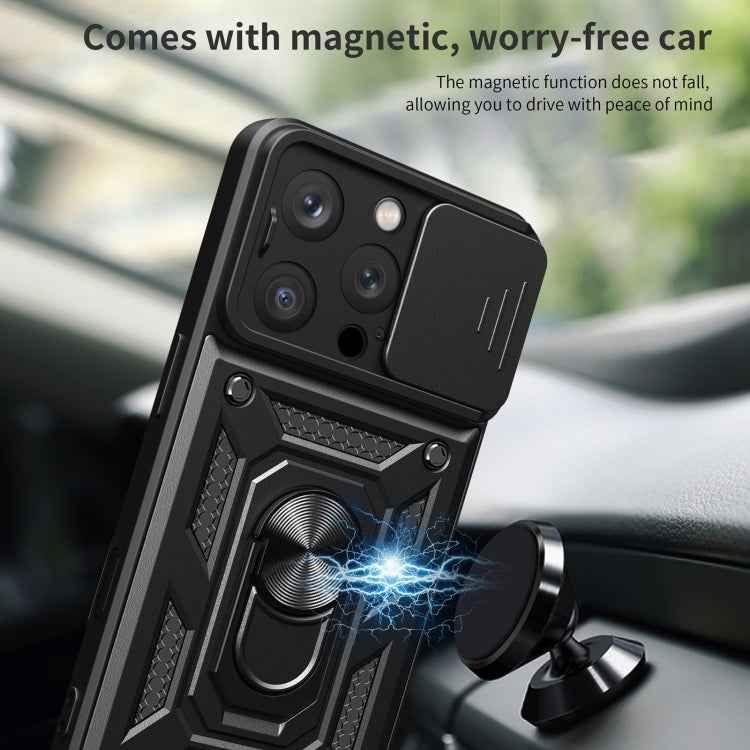Sliding Camera Cover Design TPU+PC Phone Case, For iPhone 16 Pro, For iPhone 16 Plus, For iPhone 16, For iPhone 15 Pro