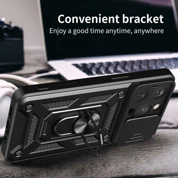Sliding Camera Cover Design TPU+PC Phone Case, For iPhone 16 Pro, For iPhone 16 Plus, For iPhone 16, For iPhone 15 Pro