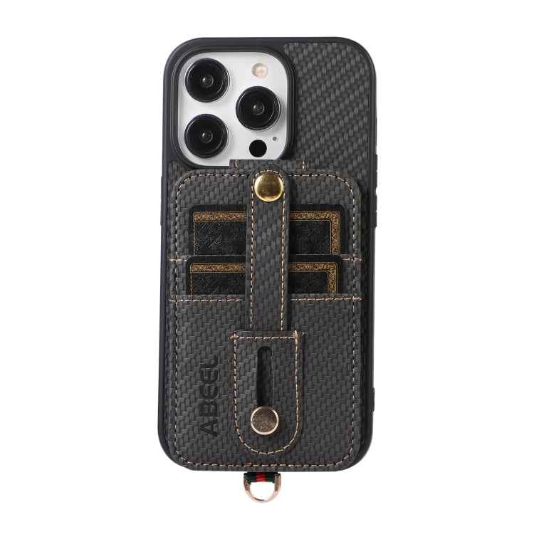 ABEEL Carbon Fiber RFID Card Holder Phone Case