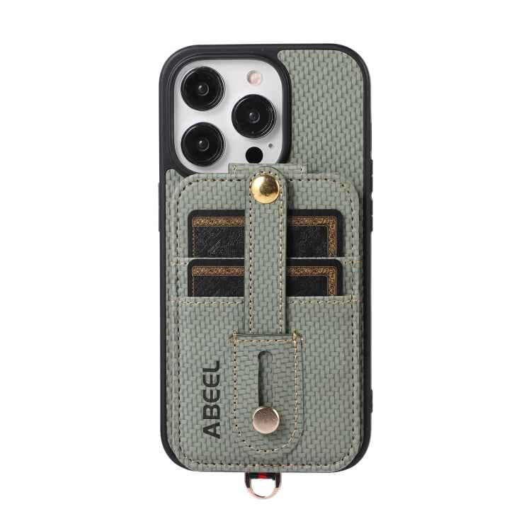 ABEEL Carbon Fiber RFID Card Holder Phone Case