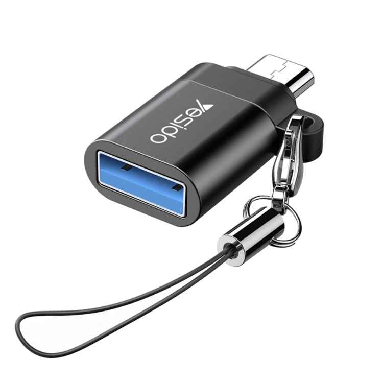 OTG Mini Connector Adapter with Keychain, Yesido GS06 Type-C to USB 3.0, Yesido GS07 Micro USB to USB 2.0