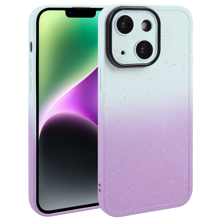 Gradient Starry Silicone Phone Case with Lens Film, For iPhone 14 Plus, For iPhone 15 Pro Max, For iPhone 14, For iPhone 15 Pro, For iPhone 15 Plus, For iPhone 14 Pro, For iPhone 14 Pro Max, For iPhone 15