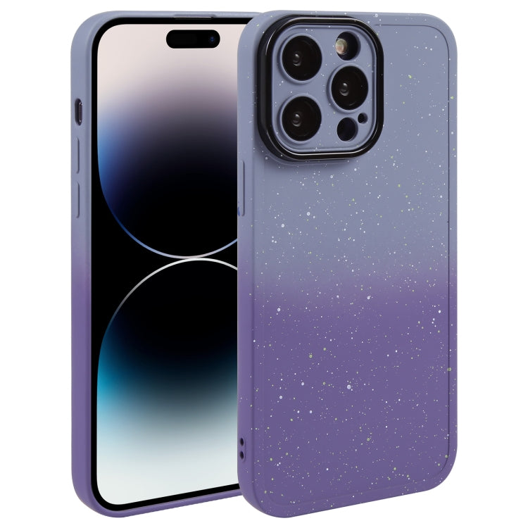 Gradient Starry Silicone Phone Case with Lens Film, For iPhone 14 Plus, For iPhone 15 Pro Max, For iPhone 14, For iPhone 15 Pro, For iPhone 15 Plus, For iPhone 14 Pro, For iPhone 14 Pro Max, For iPhone 15