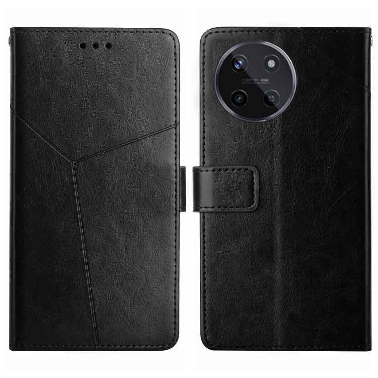 HT01 Y-shaped Pattern Flip Leather Phone Case, For Realme 12 Pro/12 Pro+ Global, For Realme C67 4G, For Realme 11 5G Global, For Realme C53, For Realme 11 4G Global, For Realme C65 4G