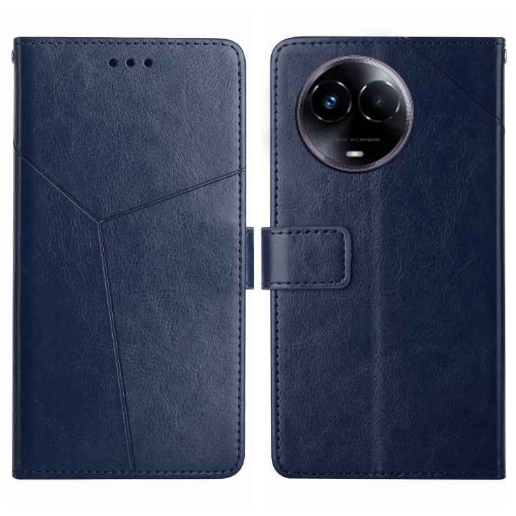 HT01 Y-shaped Pattern Flip Leather Phone Case, For Realme 12 Pro/12 Pro+ Global, For Realme C67 4G, For Realme 11 5G Global, For Realme C53, For Realme 11 4G Global, For Realme C65 4G