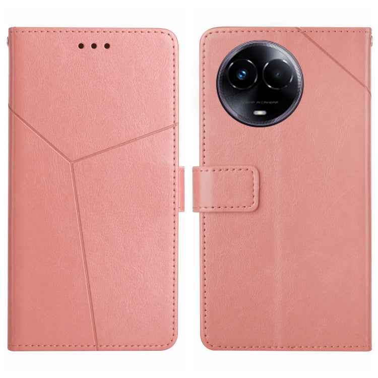 HT01 Y-shaped Pattern Flip Leather Phone Case, For Realme 12 Pro/12 Pro+ Global, For Realme C67 4G, For Realme 11 5G Global, For Realme C53, For Realme 11 4G Global, For Realme C65 4G