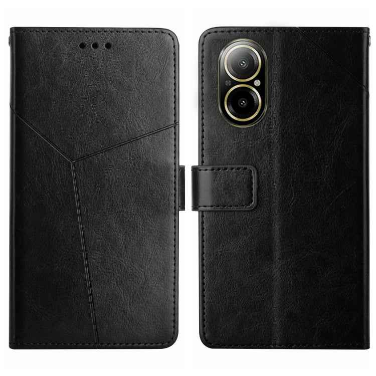 HT01 Y-shaped Pattern Flip Leather Phone Case, For Realme 12 Pro/12 Pro+ Global, For Realme C67 4G, For Realme 11 5G Global, For Realme C53, For Realme 11 4G Global, For Realme C65 4G