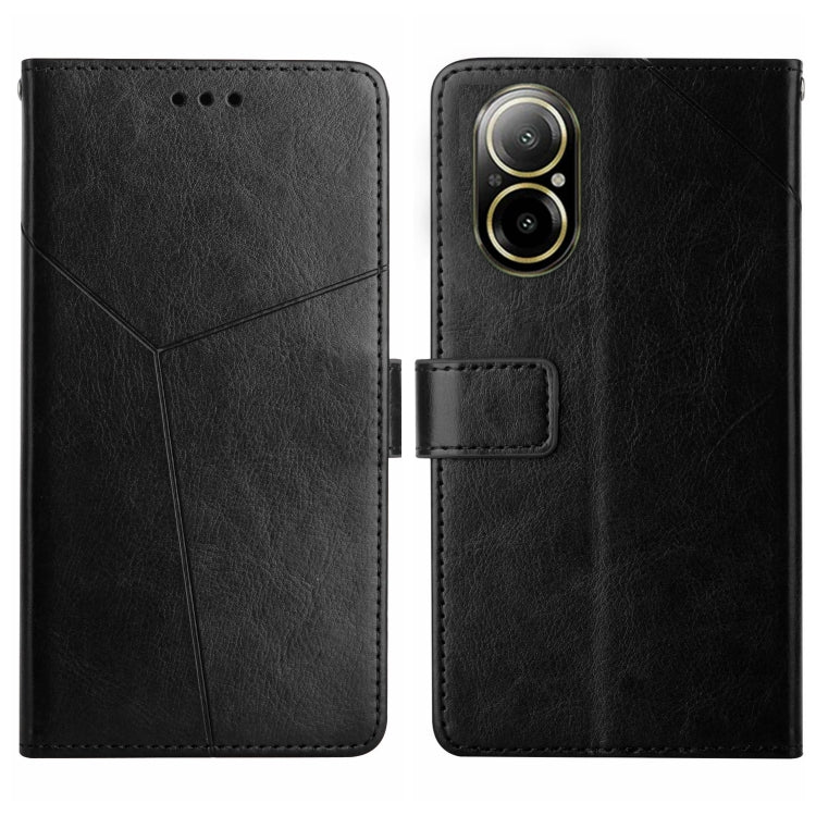 HT01 Y-shaped Pattern Flip Leather Phone Case, For Realme 12+ Global, For Realme 12 Pro/12 Pro+ Global, For Realme C67 4G, For Realme 11 5G Global, For Realme C53, For Realme 11 4G Global, For Realme C65 4G