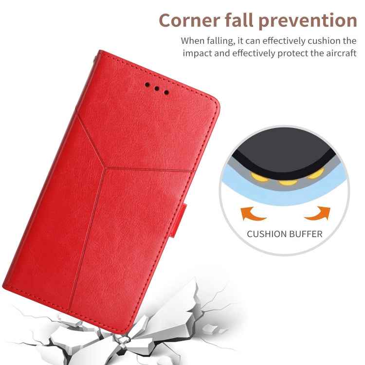HT01 Y-shaped Pattern Flip Leather Phone Case, For Realme 12 Pro/12 Pro+ Global, For Realme C67 4G, For Realme 11 5G Global, For Realme C53, For Realme 11 4G Global, For Realme C65 4G