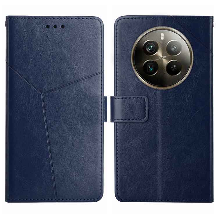HT01 Y-shaped Pattern Flip Leather Phone Case, For Realme 12 Pro/12 Pro+ Global, For Realme C67 4G, For Realme 11 5G Global, For Realme C53, For Realme 11 4G Global, For Realme C65 4G
