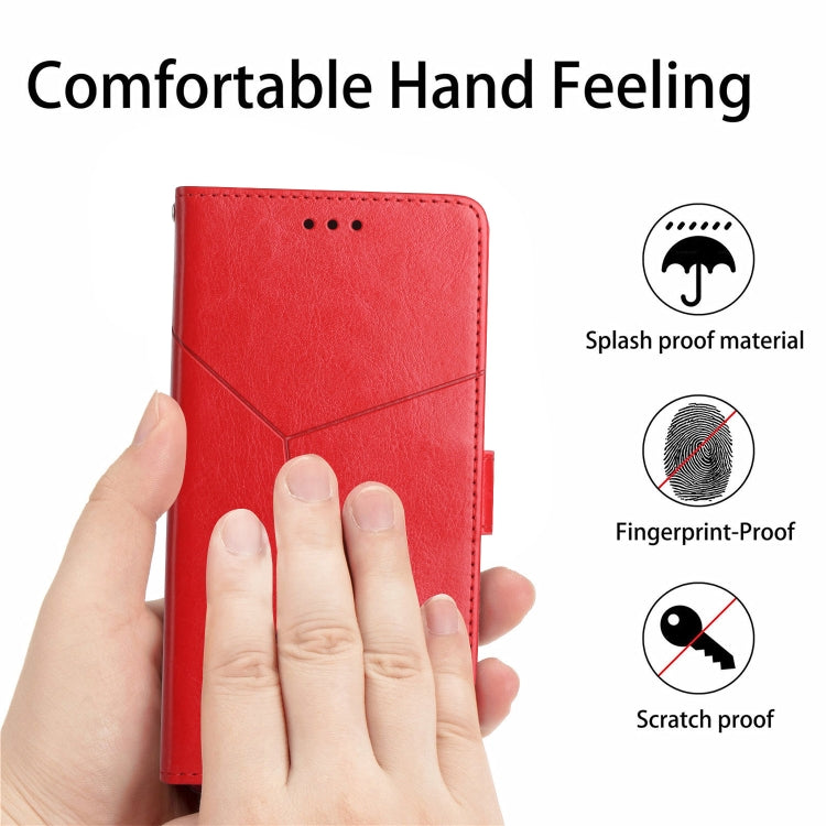 HT01 Y-shaped Pattern Flip Leather Phone Case, For Realme 12+ Global, For Realme 12 Pro/12 Pro+ Global, For Realme C67 4G, For Realme 11 5G Global, For Realme C53, For Realme 11 4G Global, For Realme C65 4G