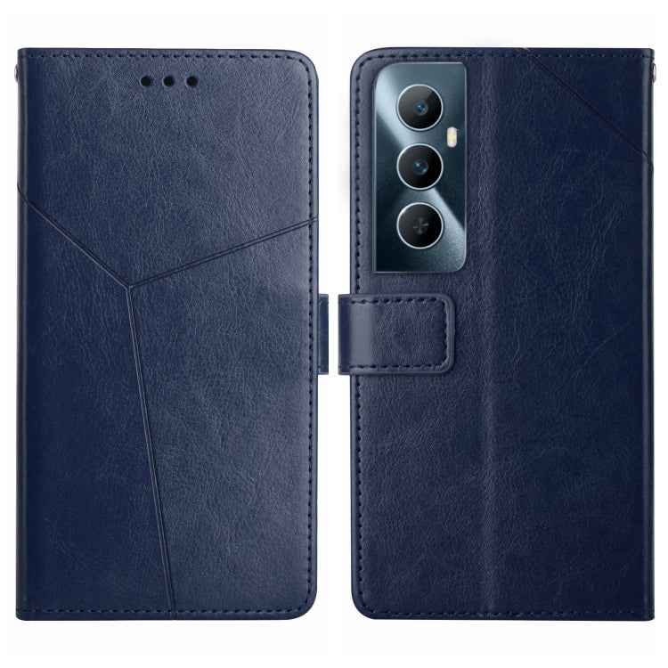 HT01 Y-shaped Pattern Flip Leather Phone Case, For Realme 12 Pro/12 Pro+ Global, For Realme C67 4G, For Realme 11 5G Global, For Realme C53, For Realme 11 4G Global, For Realme C65 4G