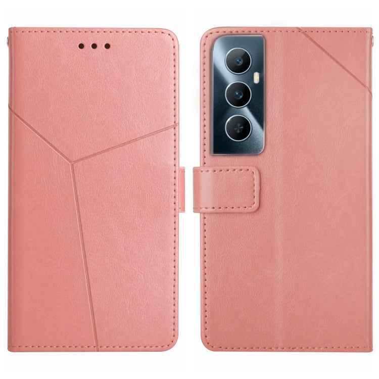 HT01 Y-shaped Pattern Flip Leather Phone Case, For Realme 12 Pro/12 Pro+ Global, For Realme C67 4G, For Realme 11 5G Global, For Realme C53, For Realme 11 4G Global, For Realme C65 4G