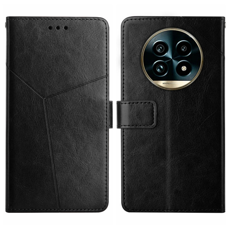 HT01 Y-shaped Pattern Flip Leather Phone Case, For Realme 14 5G Global / P3 5G Global, For Realme P3 Pro 5G Global, For Realme 14 Pro+ 5G, For Realme C75 4G, For Realme 13+ 5G Global, For Realme 13 Pro 5G / 13 Pro+ 5G, For Realme C63 4G Global/ C61    ...