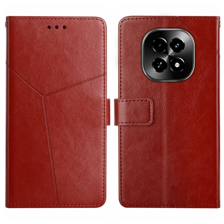 HT01 Y-shaped Pattern Flip Leather Phone Case, For Realme 14 5G Global / P3 5G Global, For Realme P3 Pro 5G Global, For Realme 14 Pro+ 5G, For Realme C75 4G, For Realme 13+ 5G Global, For Realme 13 Pro 5G / 13 Pro+ 5G, For Realme C63 4G Global/ C61    ...