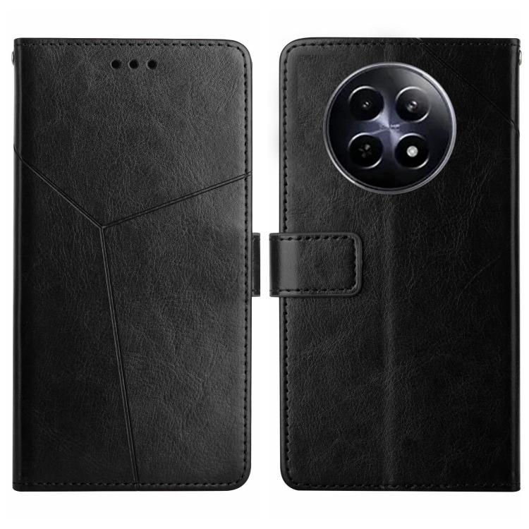 HT01 Y-shaped Pattern Flip Leather Phone Case, For Realme 14 5G Global / P3 5G Global, For Realme P3 Pro 5G Global, For Realme 14 Pro+ 5G, For Realme C75 4G, For Realme 13+ 5G Global, For Realme 13 Pro 5G / 13 Pro+ 5G, For Realme C63 4G Global/ C61    ...