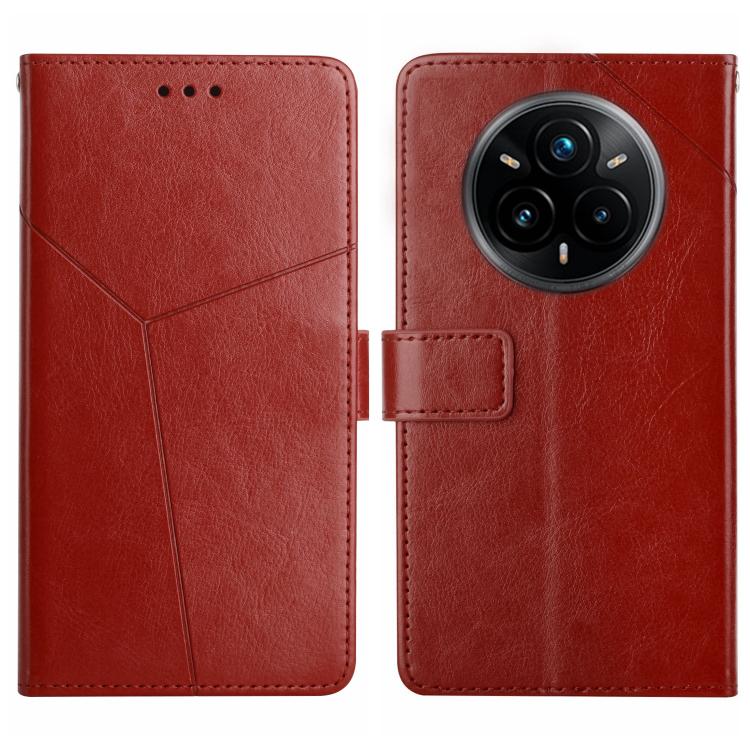 HT01 Y-shaped Pattern Flip Leather Phone Case, For Realme 14 5G Global / P3 5G Global, For Realme P3 Pro 5G Global, For Realme 14 Pro+ 5G, For Realme C75 4G, For Realme 13+ 5G Global, For Realme 13 Pro 5G / 13 Pro+ 5G, For Realme C63 4G Global/ C61    ...