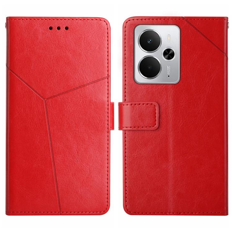 HT01 Y-shaped Pattern Flip Leather Phone Case, For Realme 14 5G Global / P3 5G Global, For Realme P3 Pro 5G Global, For Realme 14 Pro+ 5G, For Realme C75 4G, For Realme 13+ 5G Global, For Realme 13 Pro 5G / 13 Pro+ 5G, For Realme C63 4G Global/ C61    ...