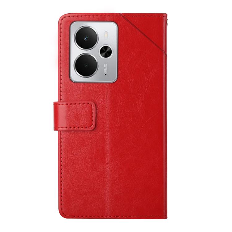 HT01 Y-shaped Pattern Flip Leather Phone Case, For Realme 14 5G Global / P3 5G Global, For Realme P3 Pro 5G Global, For Realme 14 Pro+ 5G, For Realme C75 4G, For Realme 13+ 5G Global, For Realme 13 Pro 5G / 13 Pro+ 5G, For Realme C63 4G Global/ C61    ...