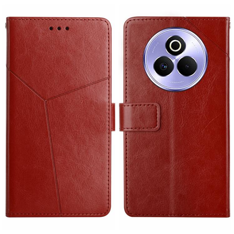 HT01 Y-shaped Pattern Flip Leather Phone Case, For Realme 14 5G Global / P3 5G Global, For Realme P3 Pro 5G Global, For Realme 14 Pro+ 5G, For Realme C75 4G, For Realme 13+ 5G Global, For Realme 13 Pro 5G / 13 Pro+ 5G, For Realme C63 4G Global/ C61    ...