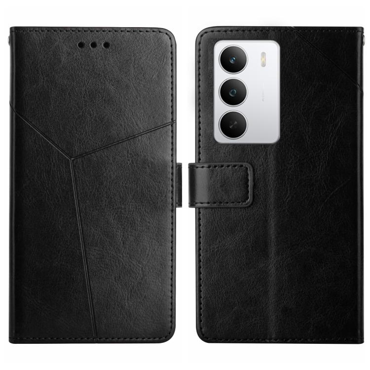 HT01 Y-shaped Pattern Flip Leather Phone Case, For Realme C100 4G, For Realme C83 5G, For Realme 16 Pro+ 5G, For Realme C85 5G, For Realme C85 Pro 4G, For Realme 15T 5G, For Realme 15 5G Global / 15 Pro 5G Global, For Realme C71 4G, For Realme C75 5G
