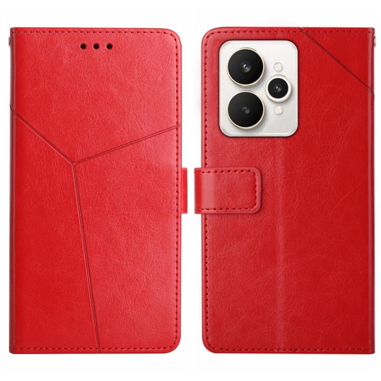 HT01 Y-shaped Pattern Flip Leather Phone Case, For Realme C100 4G, For Realme C83 5G, For Realme 16 Pro+ 5G, For Realme C85 5G, For Realme C85 Pro 4G, For Realme 15T 5G, For Realme 15 5G Global / 15 Pro 5G Global, For Realme C71 4G, For Realme C75 5G