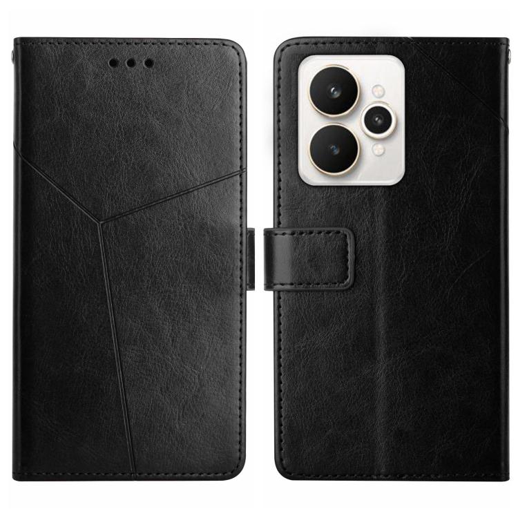 HT01 Y-shaped Pattern Flip Leather Phone Case, For Realme C100 4G, For Realme C83 5G, For Realme 16 Pro+ 5G, For Realme C85 5G, For Realme C85 Pro 4G, For Realme 15T 5G, For Realme 15 5G Global / 15 Pro 5G Global, For Realme C71 4G, For Realme C75 5G