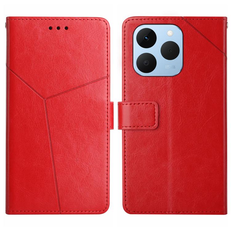 HT01 Y-shaped Pattern Flip Leather Phone Case, For Realme C100 4G, For Realme C83 5G, For Realme 16 Pro+ 5G, For Realme C85 5G, For Realme C85 Pro 4G, For Realme 15T 5G, For Realme 15 5G Global / 15 Pro 5G Global, For Realme C71 4G, For Realme C75 5G