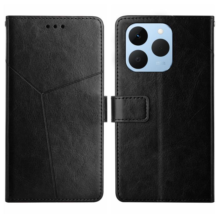 HT01 Y-shaped Pattern Flip Leather Phone Case, For Realme C100 4G, For Realme C83 5G, For Realme 16 Pro+ 5G, For Realme C85 5G, For Realme C85 Pro 4G, For Realme 15T 5G, For Realme 15 5G Global / 15 Pro 5G Global, For Realme C71 4G, For Realme C75 5G