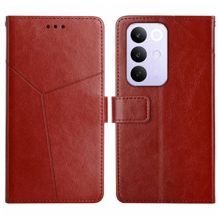 HT01 Y-shaped Pattern Flip Leather Phone Case, For Realme C100 4G, For Realme C83 5G, For Realme 16 Pro+ 5G, For Realme C85 5G, For Realme C85 Pro 4G, For Realme 15T 5G, For Realme 15 5G Global / 15 Pro 5G Global, For Realme C71 4G, For Realme C75 5G
